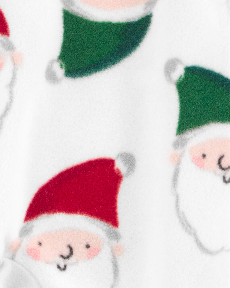 Toddler 1-Piece  Santa Fleece Footie Pajamas
, image 3 of 5 slides