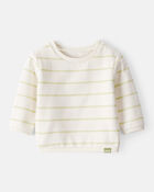 Baby Boy Long-Sleeve Pullover Sweatshirt - Ivory, image 1 of 4 slides