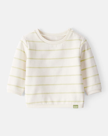Baby Boy Long-Sleeve Pullover Sweatshirt - Ivory, 