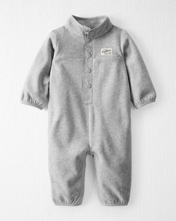 Baby Microfleece Jumpsuit Made with Organic Cotton, 