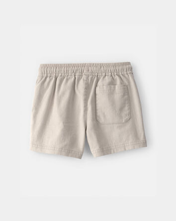 Toddler Boy Twill Shorts - Light Khaki, 