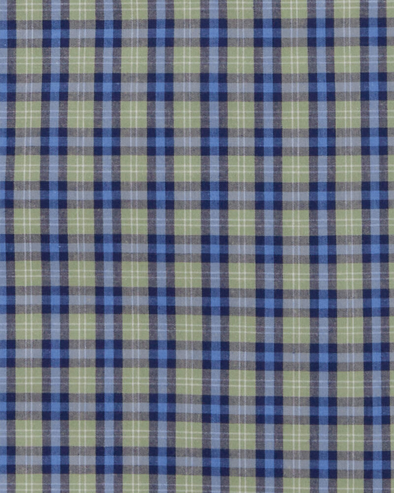 Kid Plaid Button-Down Shirt, image 2 of 3 slides