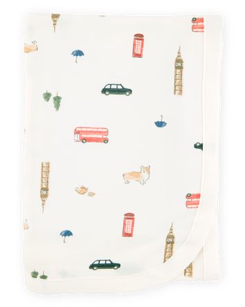 Baby Boy London Print PurelySoft Blanket, 