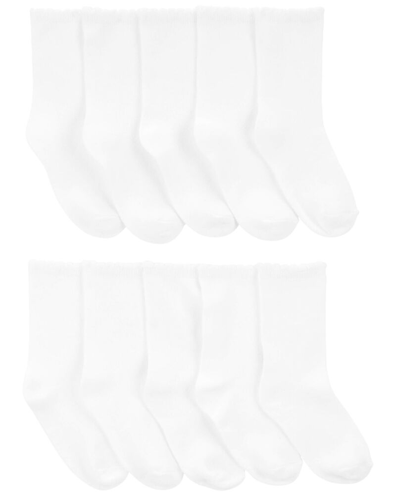 Kid 10-Pack Crew Socks, image 1 of 2 slides