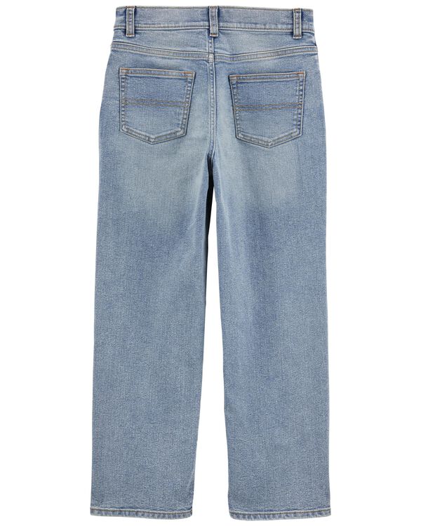 Kid Classic Relaxed Jeans: Rip and Repair Remix