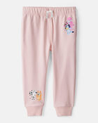 Baby Bluey French Terry Drawstring Joggers - Pink, image 1 of 3 slides