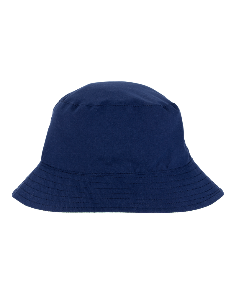 Toddler Reversible Solid Swim Bucket Hat - Blue, image 1 of 3 slides