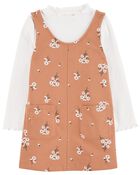 Toddler 2-Piece Floral Dress Set, image 1 of 6 slides