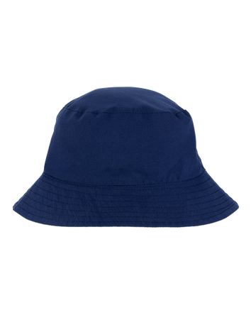 Toddler Reversible Solid Swim Bucket Hat - Blue, 