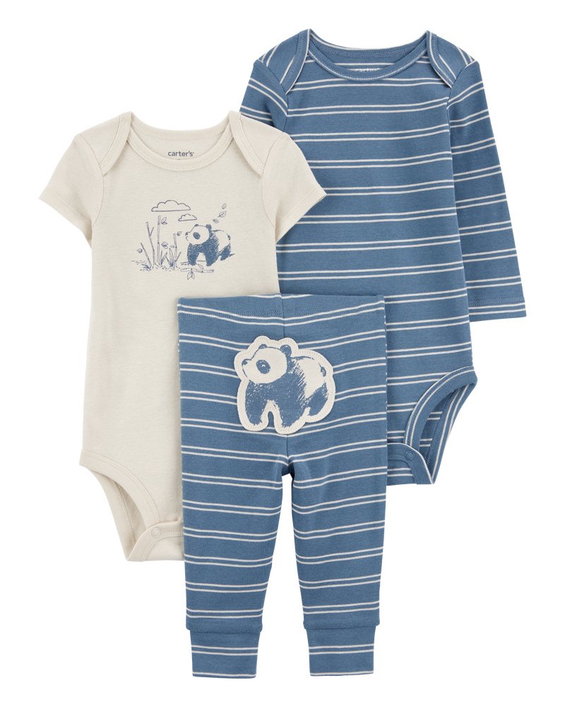 Baby 3 Piece Panda Little Outfit Set