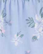 Girls 2-Piece Floral Loose Fit Pajamas, image 2 of 3 slides