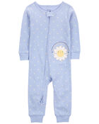 Toddler 1-Piece Daisy 100% Snug Fit Cotton Footless Pajamas, image 1 of 2 slides