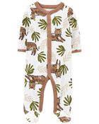 Baby Tiger Snap-Up Footie Sleep & Play Pajamas, image 1 of 3 slides