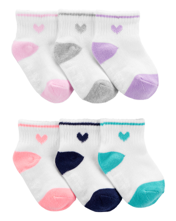 Toddler 6-Pack Crew Socks, 