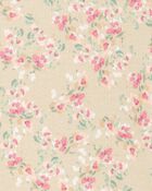 Toddler Short-Sleeve Cotton Rib Floral Top, image 2 of 3 slides