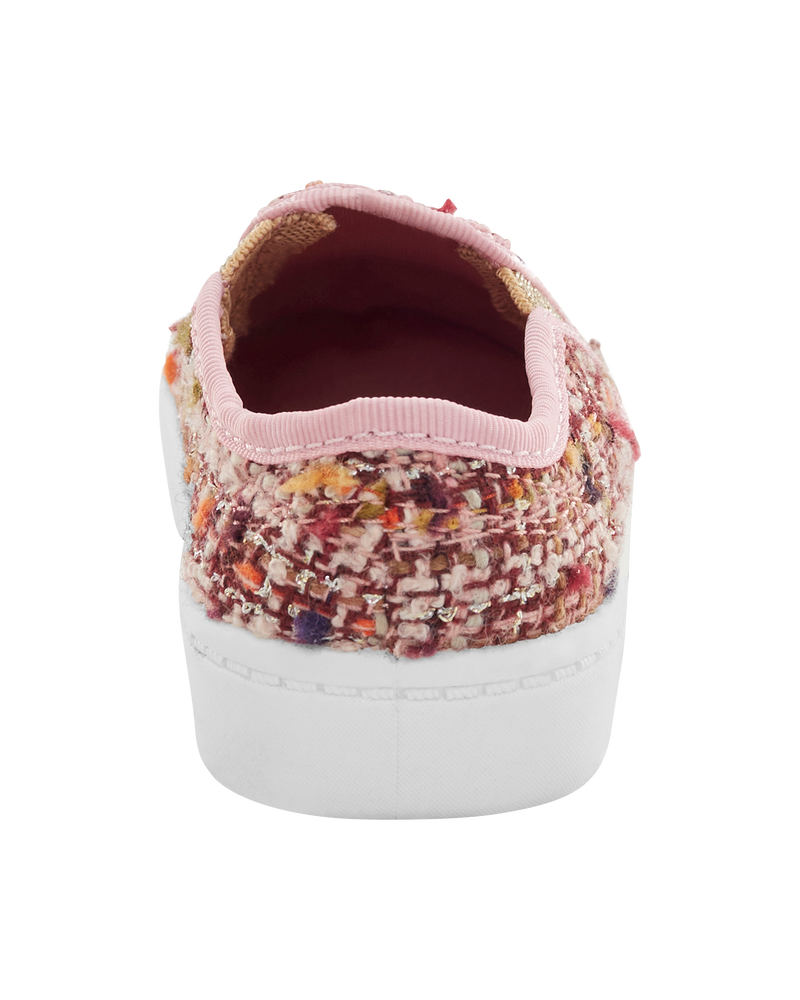 Toddler Tweed Slip-On Casual Shoes, image 3 of 7 slides