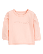 Baby Happy Baby French Terry Pullover - Pink, image 1 of 3 slides