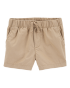 Toddler Pull-On Poplin Shorts, image 1 of 2 slides