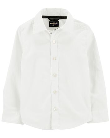 Toddler Uniform Button-Front Shirt, 