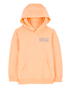 Kid Wave Knit Hoodie - Orange, image 1 of 5 slides