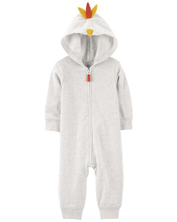 Baby Thanksgiving Zip-Up Jumpsuit, 
