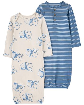 Baby 2-Pack Sleeper Gowns, 
