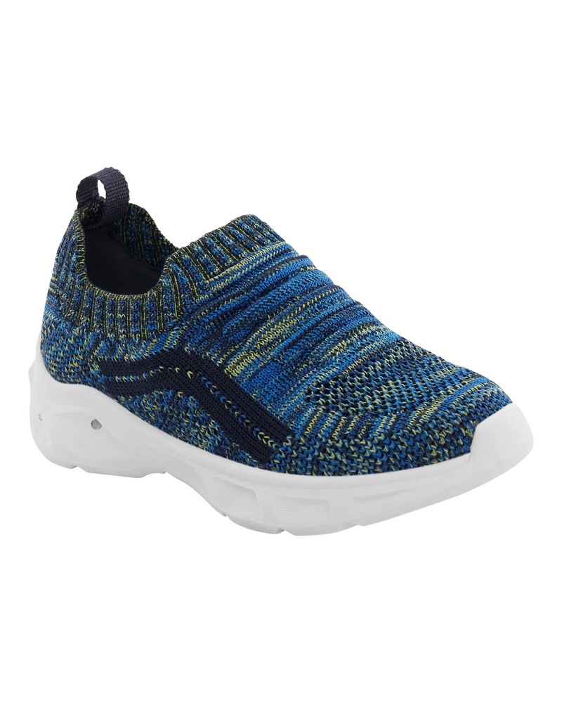 Toddler Light-Up Recycled Knit Slip-On Shoes, image 1 of 8 slides