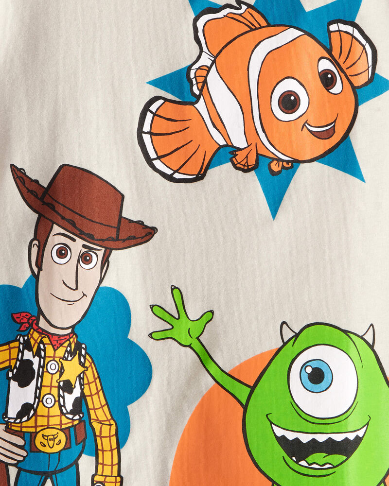 Toddler Pixar Character Short-Sleeve Graphic Tee - Cream, image 3 of 4 slides
