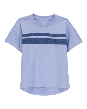 Baby Striped Short-Sleeve Tee - Blue, 