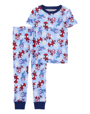 Toddler MARVEL©  Snug Fit Cotton 2-Piece Pajamas - Blue, 