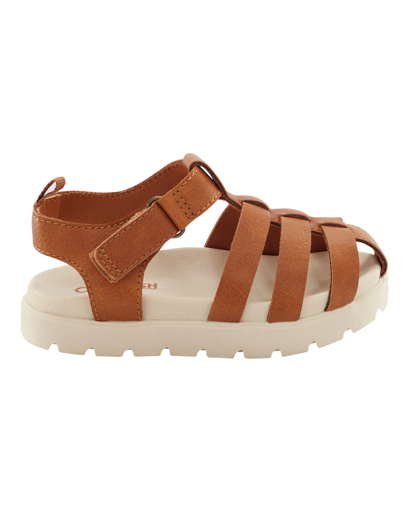 Toddler Casual Sandals - Brown, image 2 of 7 slides