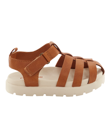 Toddler Casual Sandals - Brown, 