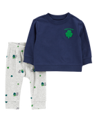 Baby 2-Piece St. Patrick's Day Top & Pant Set, image 1 of 4 slides