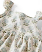 Baby Organic Cotton Floral-Print Dress, image 5 of 6 slides