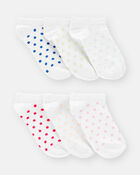 Girls 6-Pack No Show Socks, image 1 of 2 slides