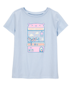 Kid Capy-Grabba Short-Sleeve Graphic Tee - Blue, image 1 of 3 slides
