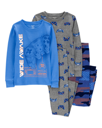 Kid 4-Piece Gamer Pajamas, 
