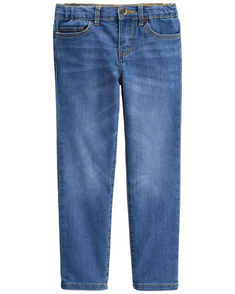 Kid Medium Blue Wash Super Skinny-Leg Jeans, image 5 of 6 slides