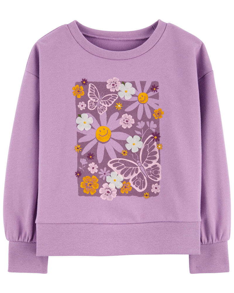 Toddler Flower Power Sweatshirt, image 1 of 3 slides