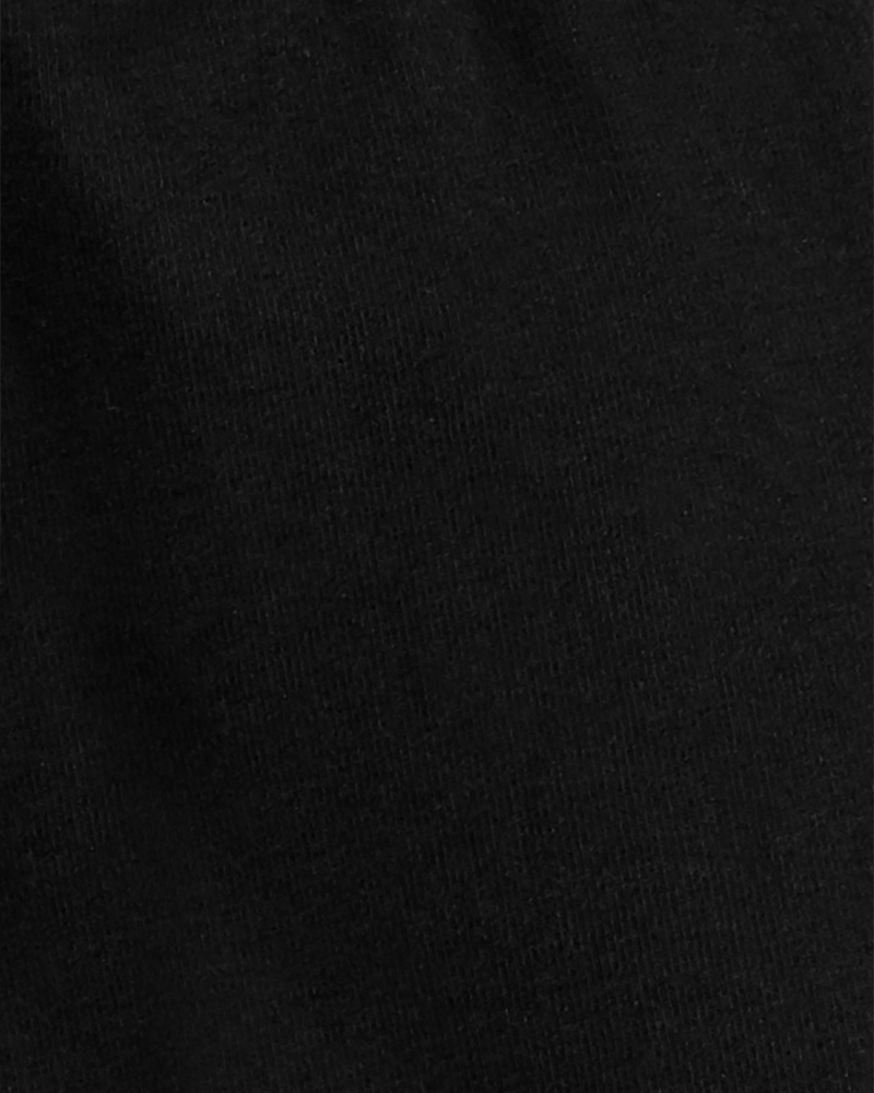 Kid 2-Pack Black/White Bike Shorts, image 3 of 3 slides