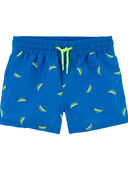 Blue - Toddler Banana Swim Trunks