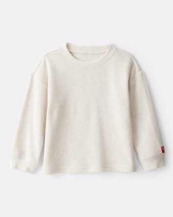 Toddler Crewneck Sweatshirt - Heather Cream, 