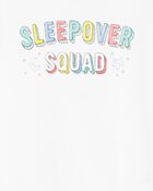Kid 4-Piece Sleepover Squad 100% Snug Fit Cotton Pajamas, image 2 of 4 slides