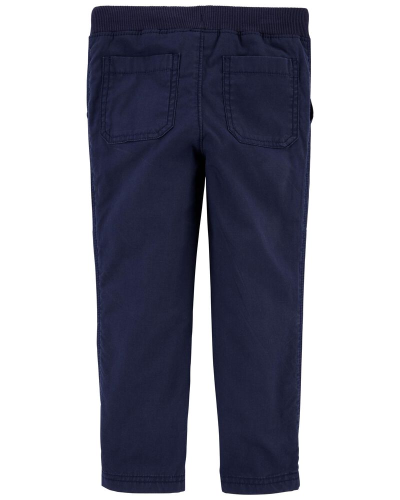 Baby Ribbed Waist Stitch Detail Pants, image 2 of 2 slides