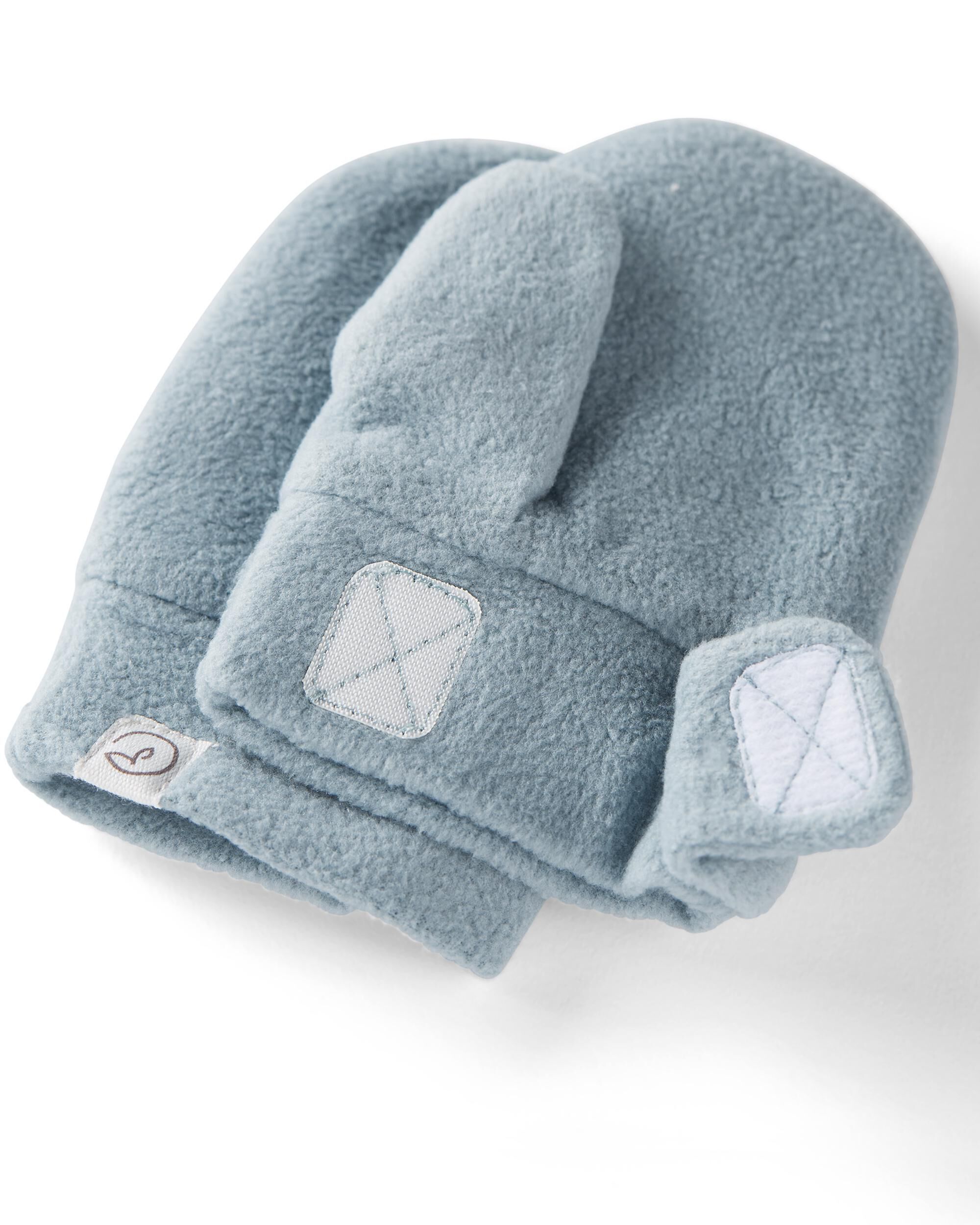 Baby fleece hat and mittens deals