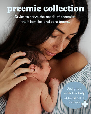 Baby Preemie Snail Cotton Sleeper Gown, 