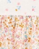 Toddler Flutter Sleeves Floral Long-Sleeve Fashion Top , image 2 of 3 slides
