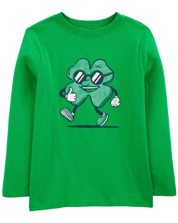 St. Patrick's Day Long-Sleeve Tee - Green, 