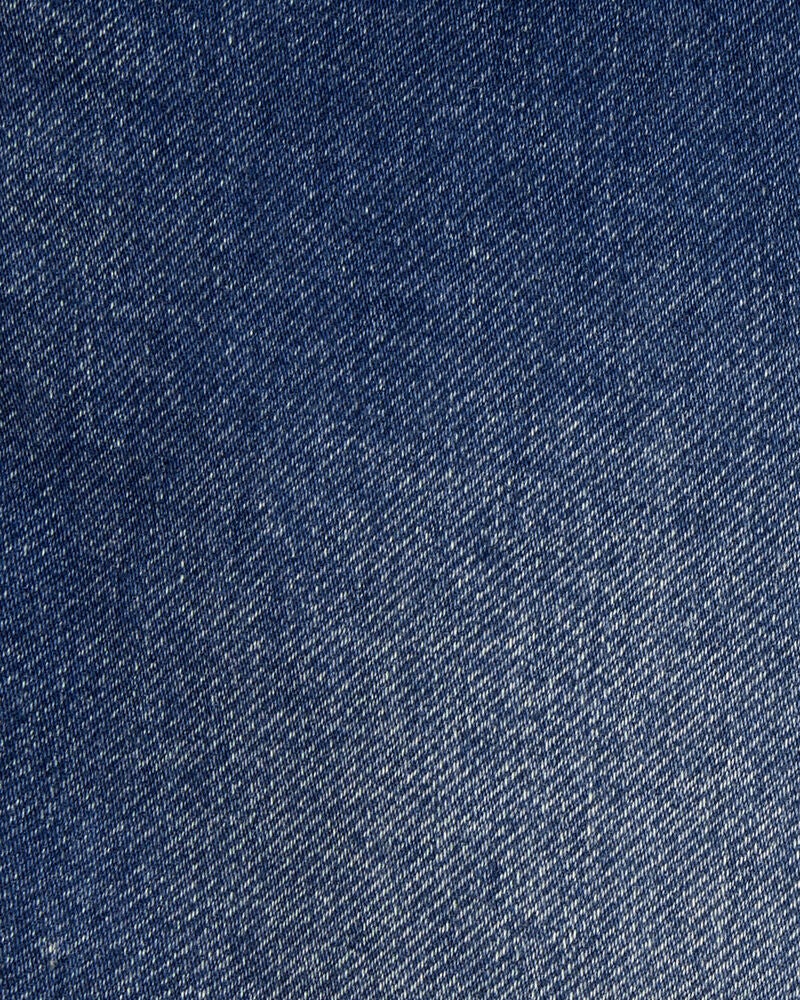 Kid Pull-On Denim Shorts - Navy, image 3 of 5 slides