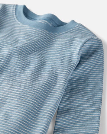 Toddler Solid Organic Cotton 2-Piece Pajamas, 